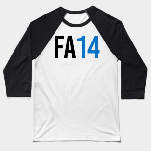 Fernando Alonso 14 - Driver Initials and Number Baseball T-Shirt